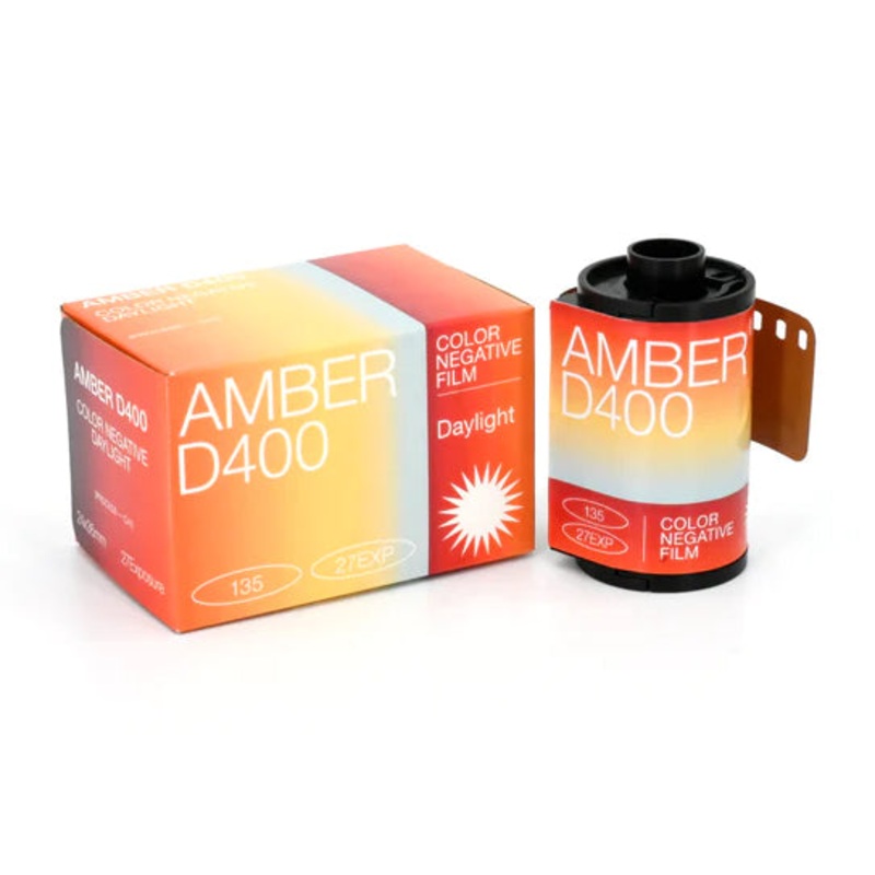 Amber D400 400 ISO Color Negative Movie Film – 35mm – 27 Exposure