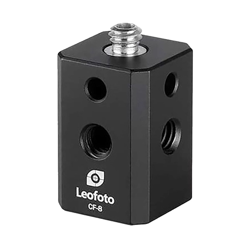 Leofoto CF-8 Conversion Adapter UNC 1/4″ Screw Plus 1/4″ Mount Hole