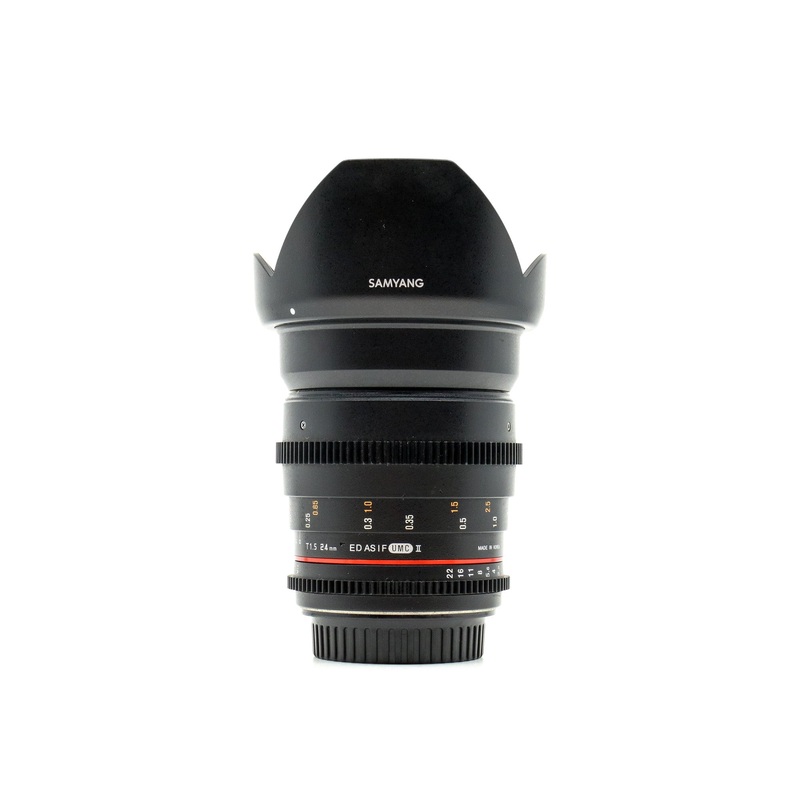 Samyang 24mm T1.5 – Canon EF Fit