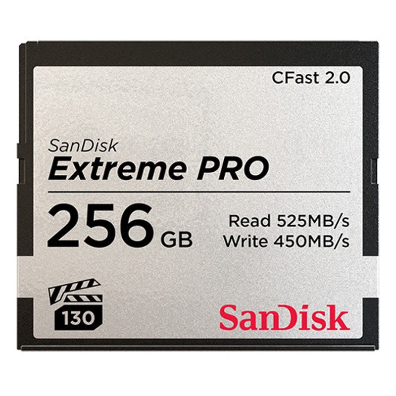 SanDisk 256GB Extreme PRO CFast 2.0 Memory Card – SDCFSP-256G-G46D