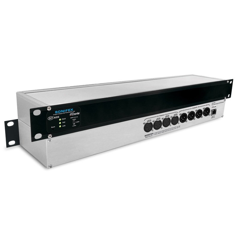Sonifex AVN-AIO4 4 Input 4 Output Dante Interface PoE
